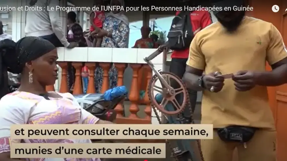Inclusion et Droits : le Programme de l'UNFPA pour les Personnes Handicapées en Guinée